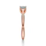 Pierścionek z różowego złota z diamentami AJPZ_080